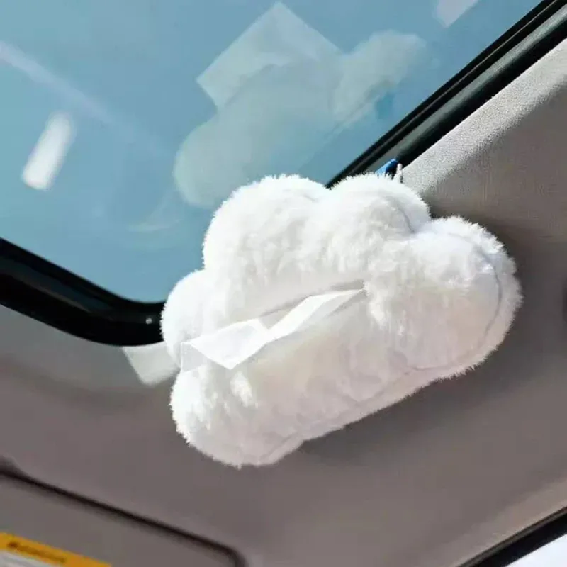 Cloud Shape Hanging Car Tissue Box - Image 0