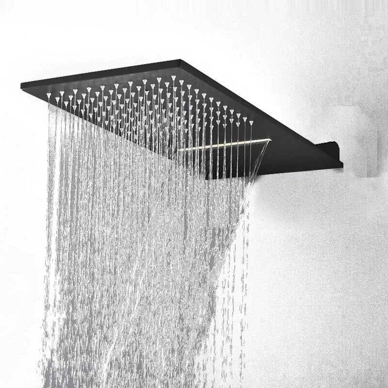 Stainless Steel Waterfall Luxury Ultra Thin Shower Head - Image 0