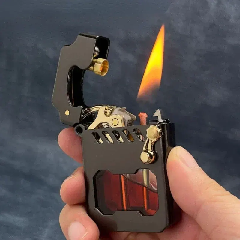Classic Retro Mechanical Flame Lighter - Image 0
