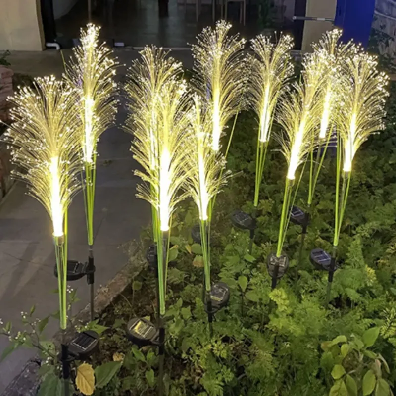 Solar Reed Waterproof Fiber Patio Lights - Image 0