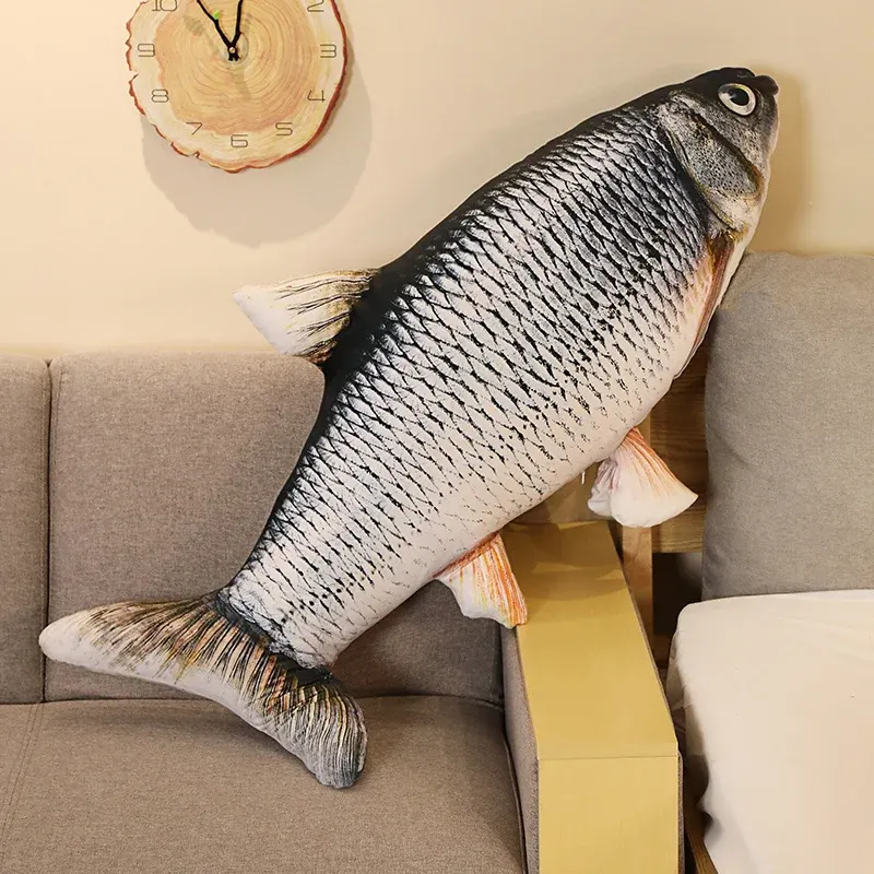 Giant Fish Plush Realistic Pillow - Image 0