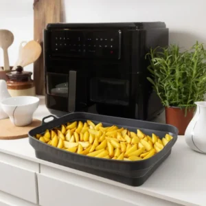 Airfryer Silikonform für Doppelschublade