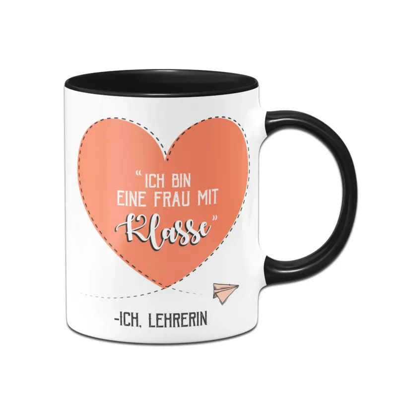 Bild: Tasse - Ich bin eine Frau mit Klasse - Ich, Lehrerin.