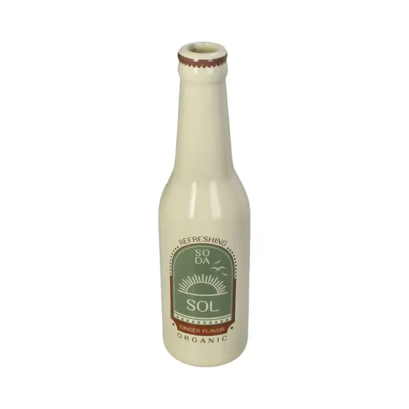 Deko Vase Keramik Elfenbein - SOL Ginger Limonade