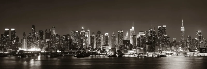 Wandverkleidung Wohnzimmer-Skyline von Midtown Manhattan