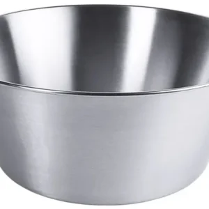 Edelstahl Wanne rund 40-50 cm mit zwei Griffen - CPGASTRO
