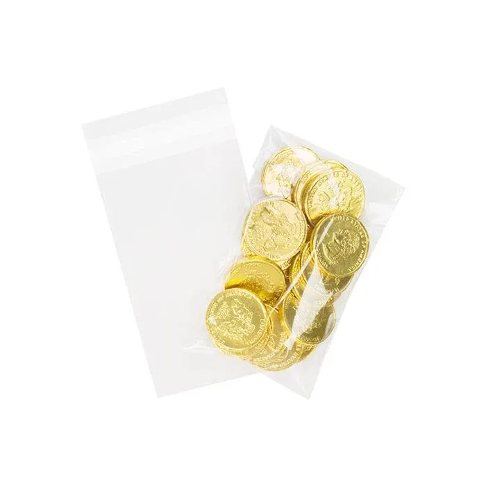 Plastic Bags 9.5x15.5cm Transparent Peel and Seal