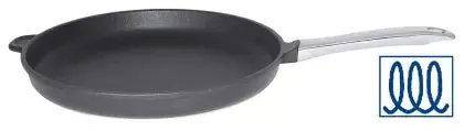 Aluminiumguss Bratpfanne Ø 20-32 cm mit Titan-Alu-Beschichtung - CPGASTRO