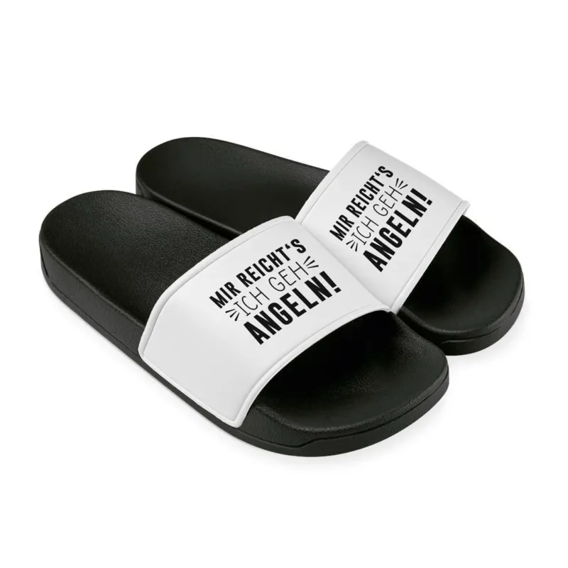 Bild: Badeschuhe - Mir reicht's! Ich geh angeln!.