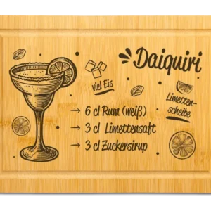 Bild: Bambus Schneidebrett - Daiquiri (Rezept).