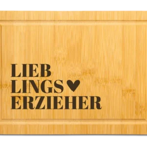 Bild: Bambus Schneidebrett - Lieblingserzieher.