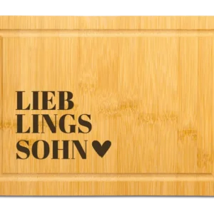 Bild: Bambus Schneidebrett - Lieblingssohn.