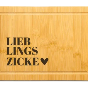 Bild: Bambus Schneidebrett - Lieblingszicke.