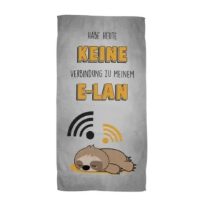 Bild: Habe heute keine Verbindung zu meinem E-LAN - Handtuch & Strandtuch.
