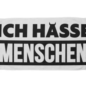 Bild: Ich hasse Menschen - Handtuch & Strandtuch.