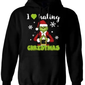 Bild: Hoodie - Weihnachtsmuffel - I love hating Christmas.