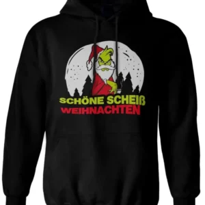Bild: Hoodie - Weihnachtsmuffel - Schöne scheiß Weihnachten.