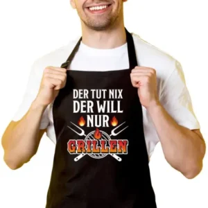 Bild: Kochschürze - Der tut nix! Der will nur grillen..