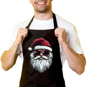Bild: Kochschürze - Cooler Weihnachtsmann.