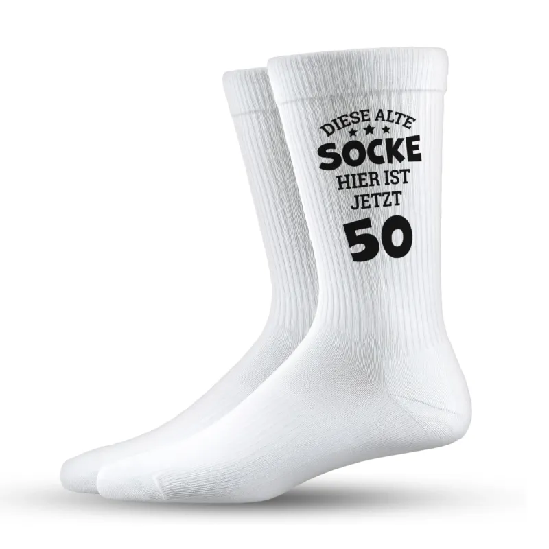 Bild: Socken - Diese alte Socke hier ist jetzt 50.