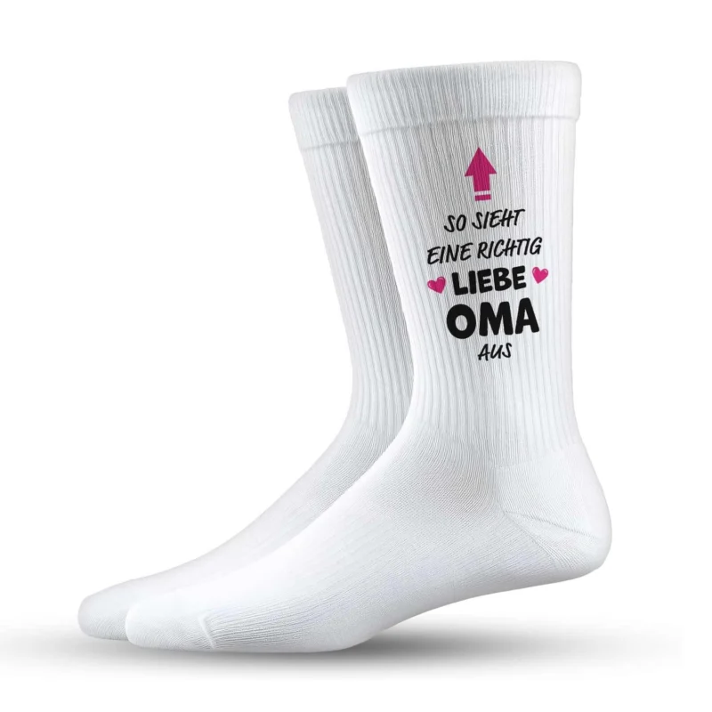Socken - So sieht eine richtig liebe Oma aus