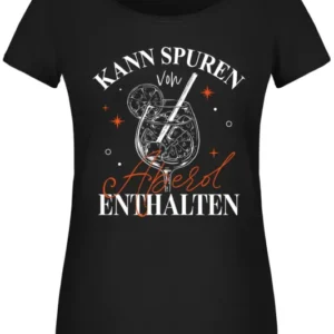 Bild: T-Shirt Damen - Kann Spuren von Aperol enthalten.
