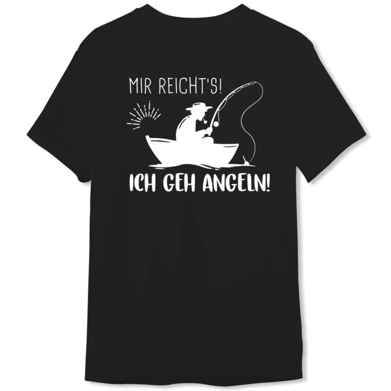 Bild: T-Shirt Herren - Mir reicht´s! Ich geh angeln!.