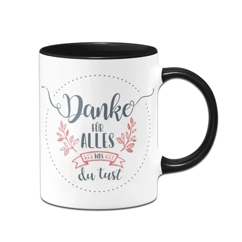 Bild: Tasse - Danke für alles was Du tust.