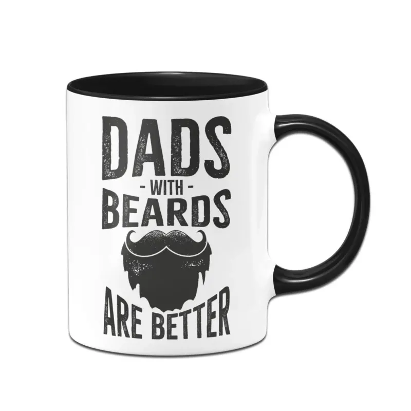 Bild: Tasse - Dads with beards are better.