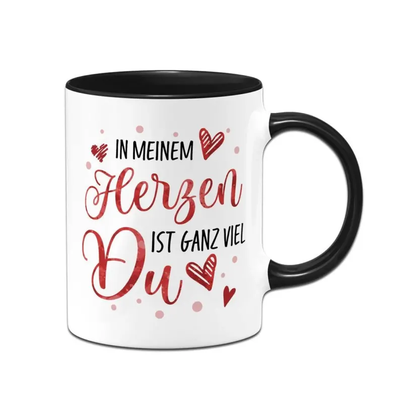 Bild: Tasse - In meinem Herzen ist ganz viel Du.