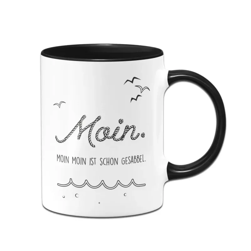 Bild: Tasse - Moin Moin ist schon gesabbel.