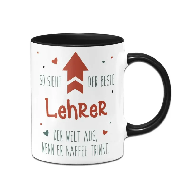 Bild: Tasse - So sieht der beste Lehrer der Welt aus, wenn er Kaffee trinkt..