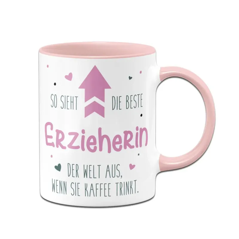 Bild: Tasse - So sieht die beste Erzieherin der Welt aus, wenn sie Kaffee trinkt..