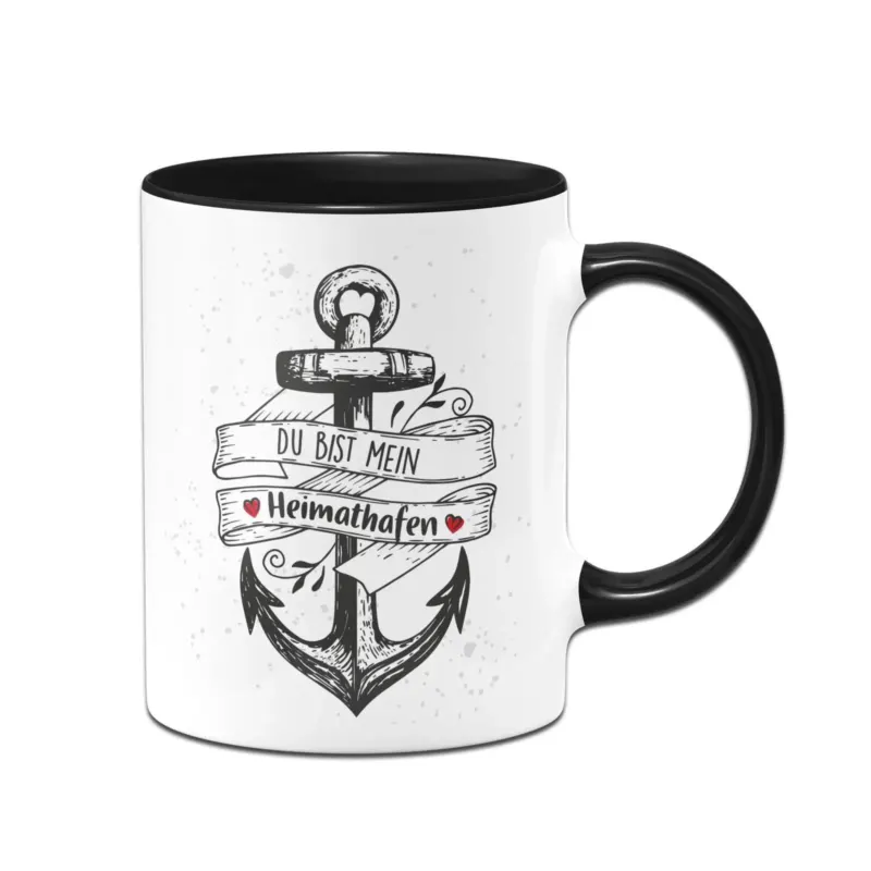 Bild: Tasse - Du bist mein Heimathafen.