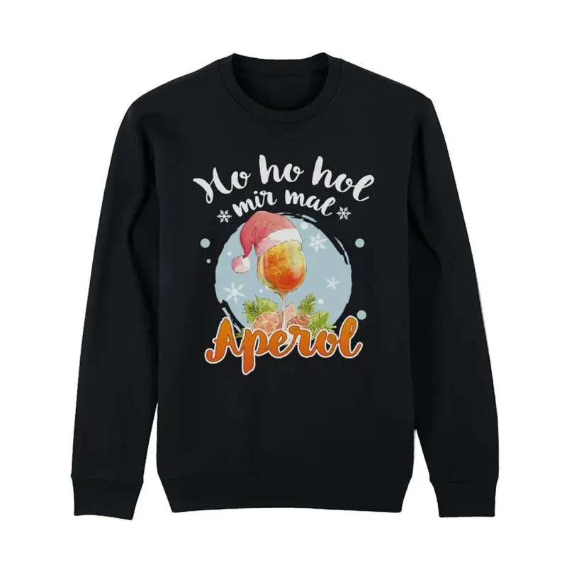 Bild: Weihnachtspullover - Ho Ho Hol mir mal Aperol.