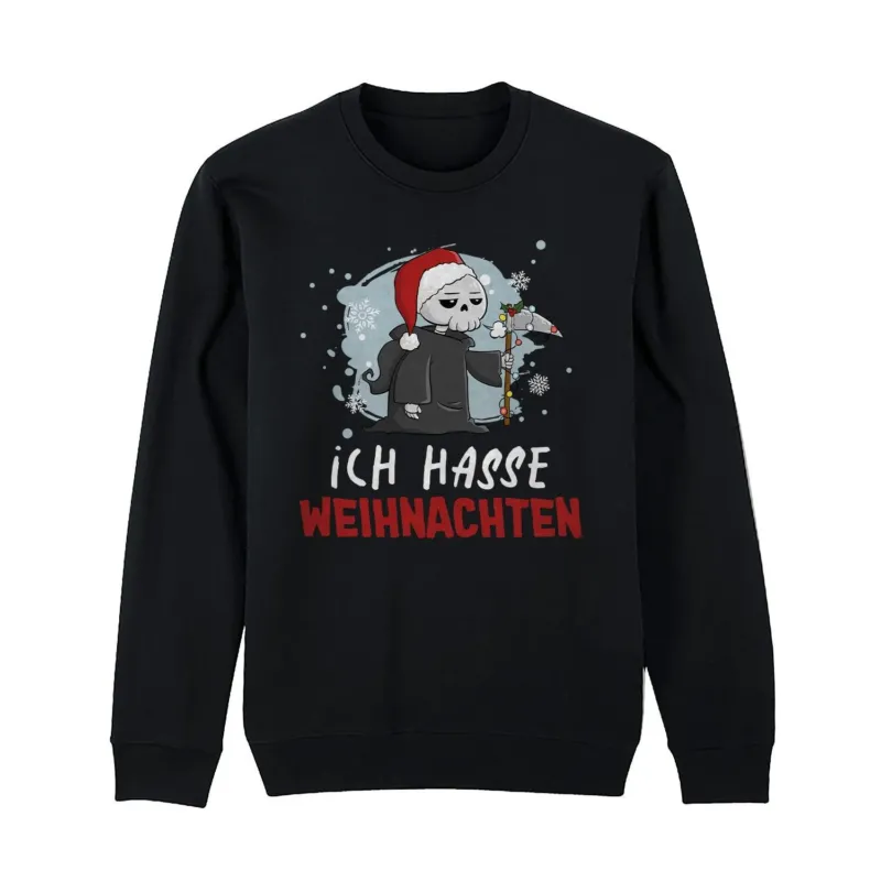 Bild: Weihnachtspullover - Sensebald - Ich hasse Weihnachten.
