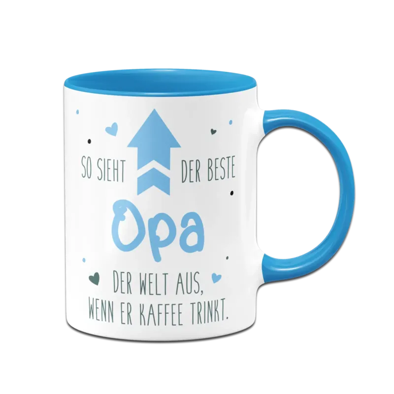Bild: Tasse - So sieht der beste Opa der Welt aus, wenn er Kaffee trinkt..