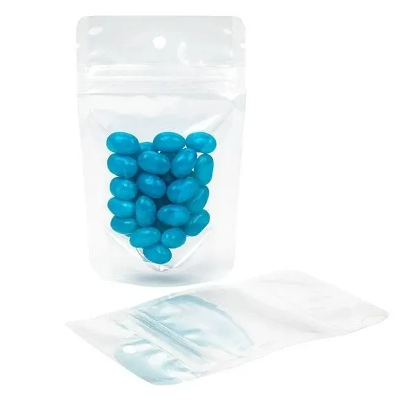 Stand Up Pouches Transparent 7.9x5.1x13cm laminated | 28 grams with hang hole