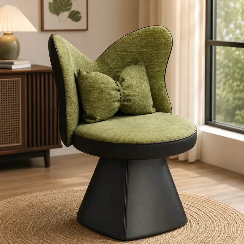 Butterfly Bloom Swivel Makeup Vanity Chair