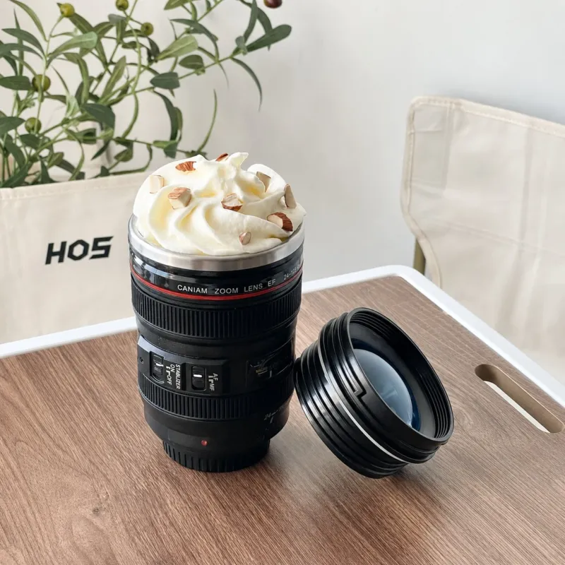Zoom In Camera Lens Ceramic Coffee Mug