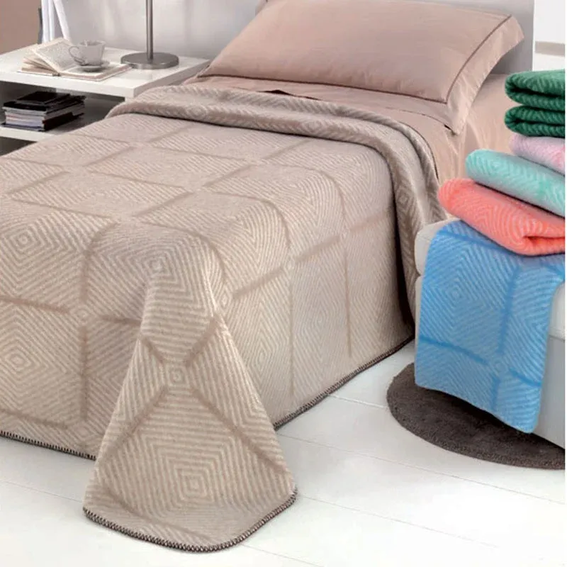 Coperta Optical Bordo Vellutino