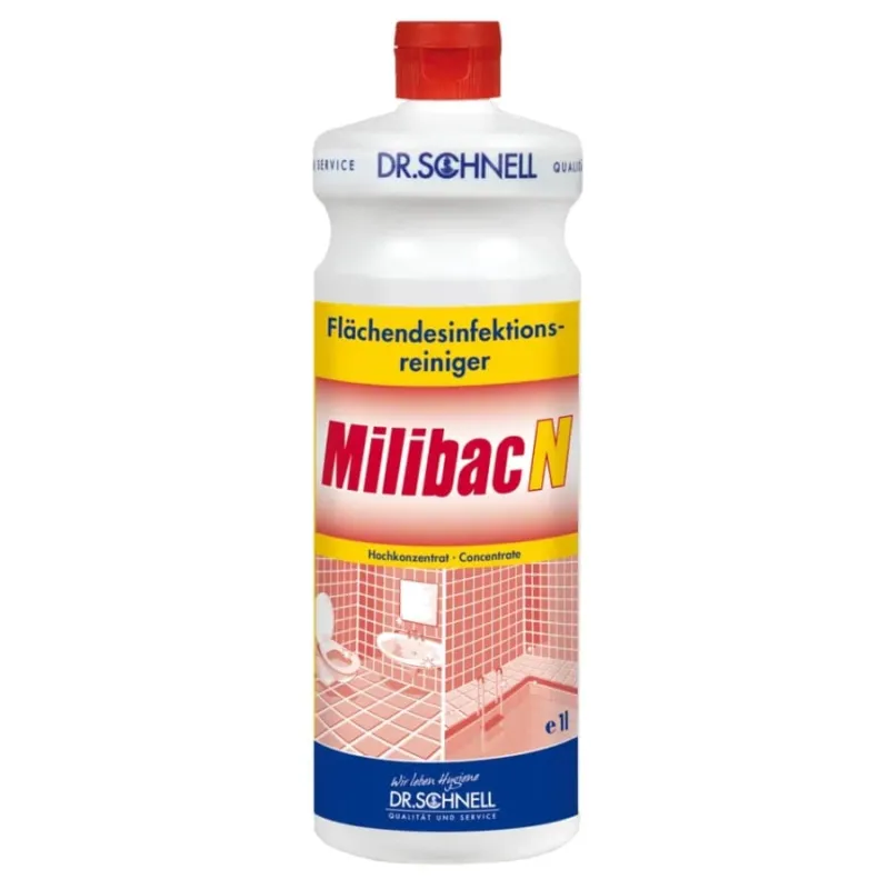 Dr. Schnell Desinfektionsreiniger Milibac N, begrenzt viruzid 1 Liter Flasche