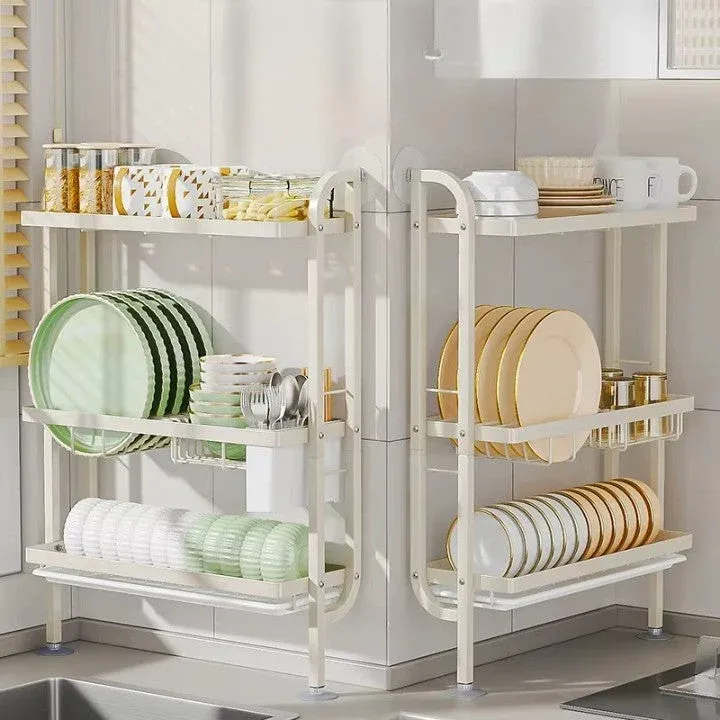 Shelf Sleek Space-Saving Multi-Tier Kitchen Storage Rack - Image 0