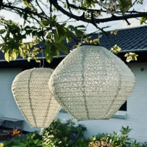Lampe mit Solarzellen - Dusty Green