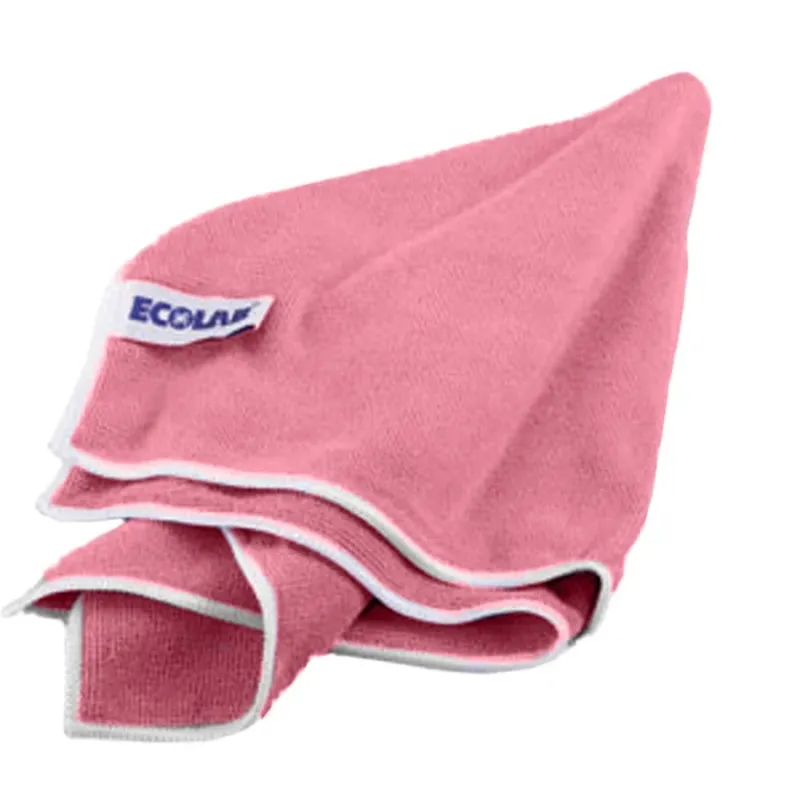 ECOLAB Floordress Polifix Microclin Microfasertuch, 40 x 40 cm rot