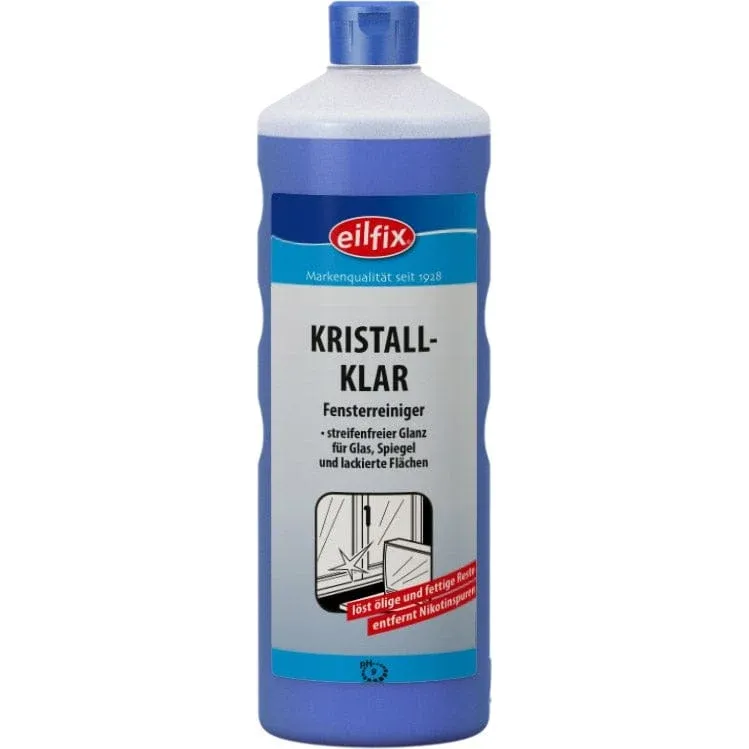 EILFIX KRISTALL-KLAR Fensterreiniger 1 Liter Flasche