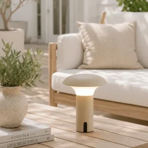 Wiederaufladbare Lampe für Innen und Außen