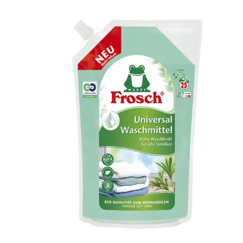 Frosch Universal Waschmittel, leistungsstarke Rezeptur, 25 WL