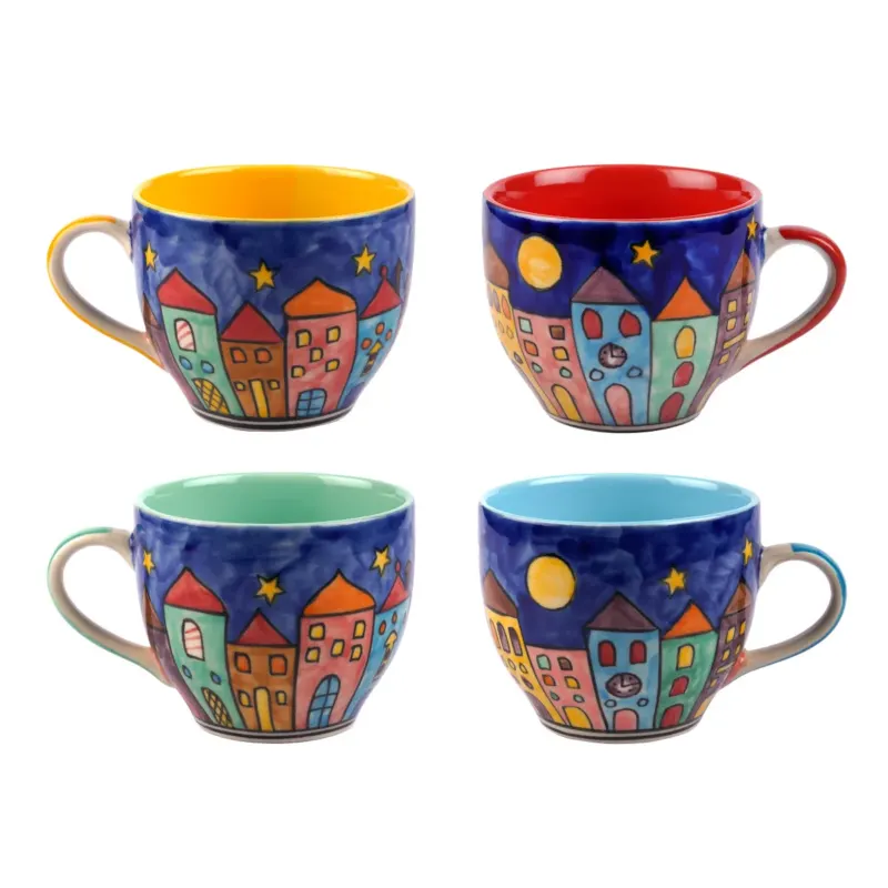 Cappuccino Tasse "New Village" B-Ware