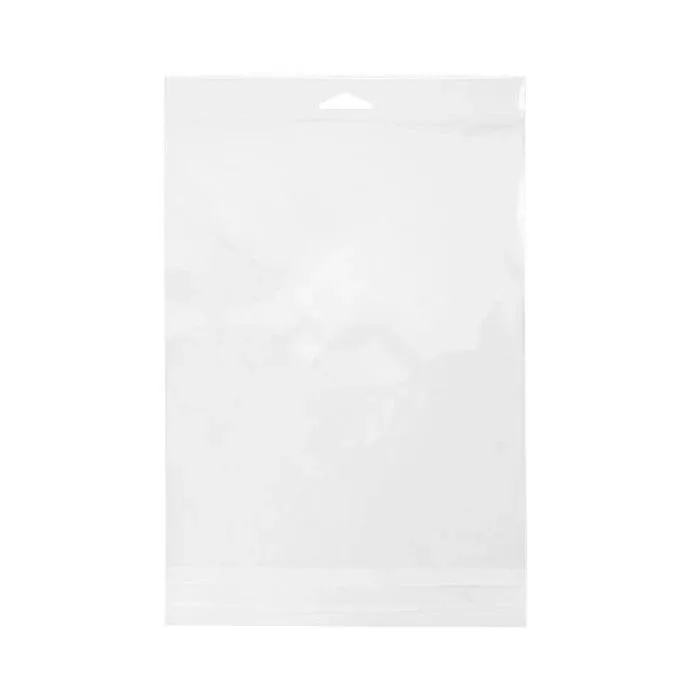 Headerbags 18.9x23.5cm Reclosable and Crystal Clear